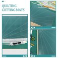 thumbnail image 2 of HEALEEP 2Pcs Grip Mat for Card Making Dark Green for Hobbyists Craft Work Double Sided Design Protective Surface, 2 of 8
