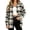 Dark Gray Shirts, variant on Aboser Flannel Shirts for Women Button Down Fall Shirt Dressy Casual Long Sleeve Blouses Retro Buffalo Plaid Shirts Lightweight Soft Collared Blouse Tops