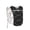 Black, variant on Running Outdoor Hiking Jacket Cycling Vest Lightweight Sports Storage Backpack Water Bottle Phone for Leisure Activities