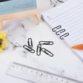 thumbnail image 6 of Uxcell Paper Clips 1.1 Inch Vinyl Coated with Box for Office Home Black Count 400, 6 of 6