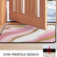 thumbnail image 3 of Pink Gold Marble Pattern Door Rugs,Washable Non Slip Door Mats Indoor,Decorative Door Mats,Entry Mat Indoor for Entrance,Bedroom,Kitchen,Bathroom,30"x17", 3 of 6