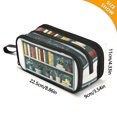 thumbnail image 4 of FORMRS Pencil Case with 3 Compartments Zipper Pouch, Elementary School Level and up, White Shelf, 4 of 8