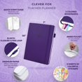 thumbnail image 6 of Clever Fox Teacher Planner - Purple, 6 of 7
