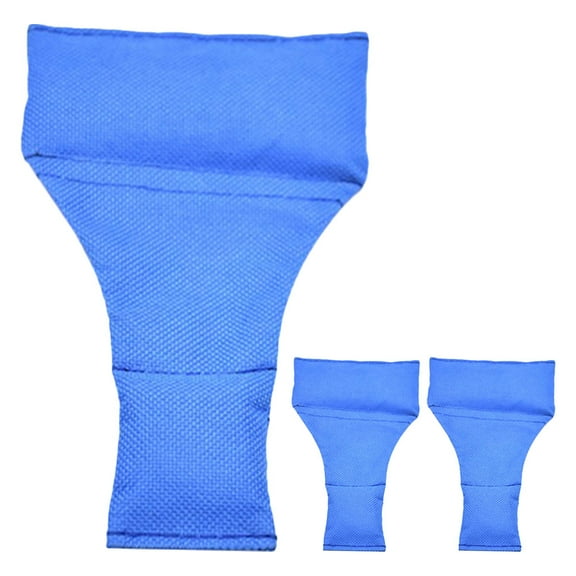 Toddmomy 3Pcs Blue Referee Bean Bag for Toss Bag 11.8X3.5X0.1in