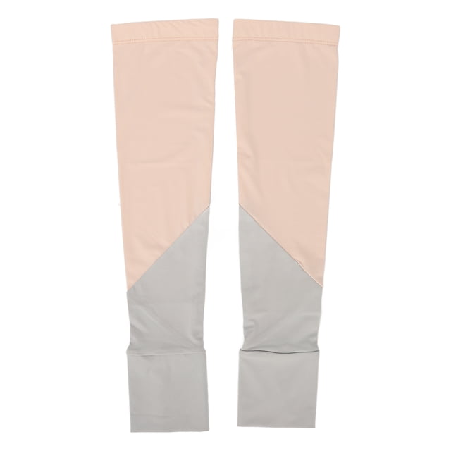 Cubierta de protección solar para brazo, 1 par de mangas de refrigeración con protección UV para brazo rosa, mangas para brazo con puño de medio dedo, lograr más