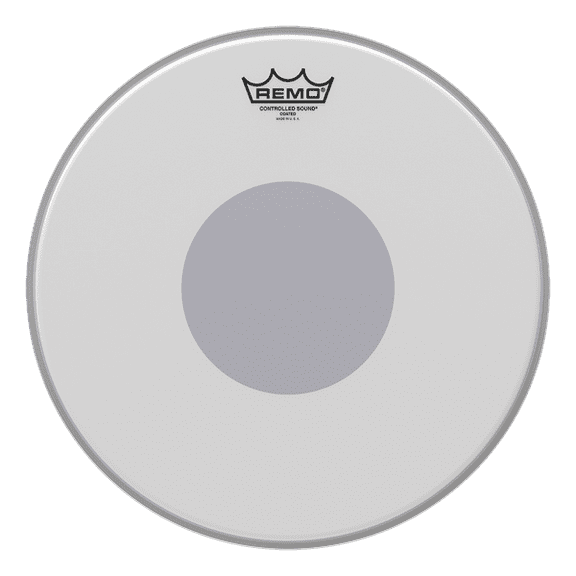 Remo Drum Heads 3700481 16 in. Dia. Controlled Sound Coated Black Dot on Bottom Batter Drum Heads