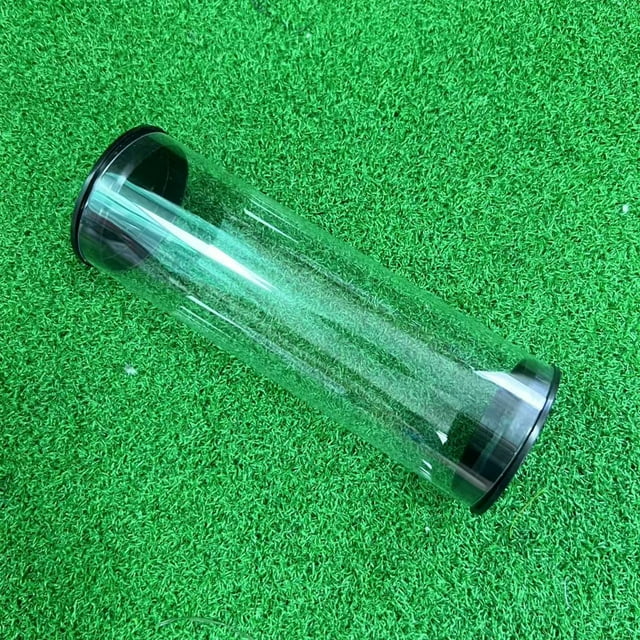 Colaxi Clear Golf Ball Storage Box Container Case Cylinder Golf Barrel Tube Organizer for Softball Displaying Baseball Adults Player 4.5cmx4.5cmx13.5cm