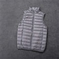 thumbnail image 2 of Toimothcn Unisex Padded Vest Winter New Lightweight Down Vest Solid Color Warm Thickened Sports Sleeveless Winter Jackets Comfy Outwear, 2 of 4