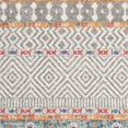 thumbnail image 4 of SAFAVIEH Madison Kandace Abstract Area Rug, Grey/Ivory, 6'7" x 6'7" Round, 4 of 6