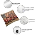 thumbnail image 6 of nygtbtfer  Independence Day American Flag Pillow Covers 4th of July Patriotic Star Stripes Throw Pillow Case Truck God Bless America Decor Pillow Case Cushion Cover for Home, White, 6 of 7