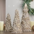 thumbnail image 2 of Northlight 14.5" Gold Feather Table Top Christmas Tree with Glitter, 2 of 4