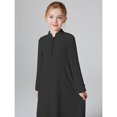 thumbnail image 5 of WUXIAN Child Dress For Girls Long Sleeve Prayer Dress Hijab For Girls Abaya Cute Streetwear, 5 of 6