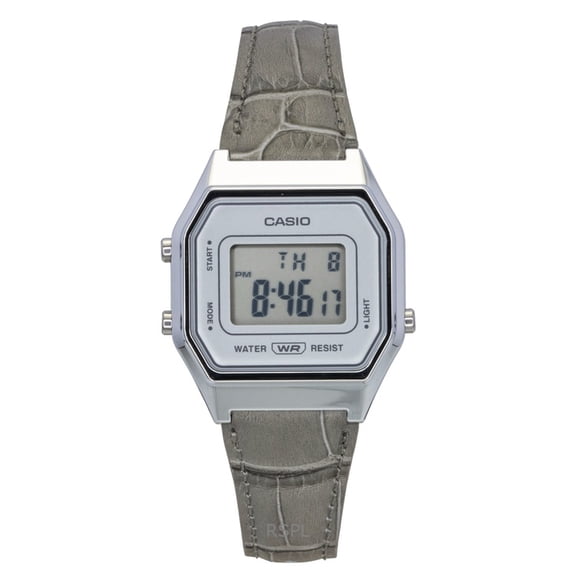 Casio Vintage Digital Leather Strap Quartz LA680WEL-8A2 Unisex Watch