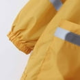 thumbnail image 5 of Zwiiyzr Children's Raincoats Waterproof Rain Jacket Ponchos Cute Print Hooded Rainy Season Mid-Length Jacket with Pockets for Kids 3-11 Years Old Yellow 3-4 Years, 5 of 9