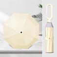 thumbnail image 3 of Compact Windproof Travel Umbrella with Novelty Carabiner Handle - 2025 Reflective Strip Design Automatic Open Close Feature 8 Ribs Ideal for Men and Women, 3 of 3