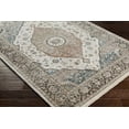 thumbnail image 4 of BoutiqueRugs Baychester Traditional Area Rug - Light Sage, Pale Blue, Dusty Pink - 7'10" Round, 4 of 19