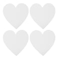 thumbnail image 1 of HEATSHAKING 4Pcs Light Grey Cotton Canvas Panels with Rounded Corners for Drawing and Painting Use, 1 of 8
