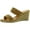 Cork, variant on André Assous Womens Aria Leather Slip-On Wedge Sandals