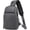 Dark Grey, variant on Men's Sling Bag, Convertible Anti Sling Backpack, 11" One Crossbody Backpack with USB Port for Working Travel Daily, Dark Grey