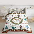 thumbnail image 2 of Homewish Boys Girls Xmas Nutcracker Full Size Comforter Sets 3-Piece,Dance Ballet Girl Bedding Comforter Set,Merry Christmas Lightweight Bedding Sets,Luxury Bedroom Decor,Reversible, 2 of 8