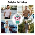 thumbnail image 5 of Saiise Sanrio Bd Mens Golf Shirt Moisture Wicking Dry Fit Mens Polo Shirts Dry Fit Performance Men's Golf Shirts Regular Fit Fashion Print, 5 of 7