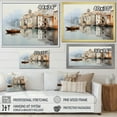 thumbnail image 4 of Designart "Minimalistic Outlook Of The Port II" Port Landscape Canvas Art Print, 4 of 7