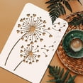 thumbnail image 4 of 1pc Hearts Dandelion Painting Stencil Reusable Drawing Template Hollow Out Stencil for Painting on Wood Furniture 8.3x11.7inch, 4 of 10
