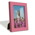 thumbnail image 2 of Modern 4 in. x 6 in. Hot Pink Picture Frame (Set of 2), 2 of 9