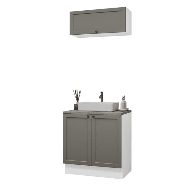 Conjunto de Baño Completo Para Almacenaje Madesa Vik 80cm BG