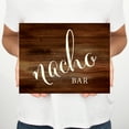 thumbnail image 5 of Koyal Wholesale Nacho Bar Rustic Wood Wedding Party Signs, 5 of 5