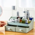 thumbnail image 4 of VONKY Premium Desktop Dressing Table With Divided Drawer Box - Clean And Tidy Organization Cute Plastic Retro green 1Set, 4 of 6