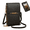 Black, variant on TouchScreen Phone Crossbody Bag for Women, Anti Theft Leather Cell Phone Small Purse with Clear Window for Travel, Shopping & Everyday Use(Pink)