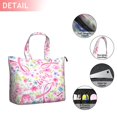 thumbnail image 2 of Pink Breast Cancer and Pioneer Flower Travel Tote Bags for Women Carry On,Large Weekender Bags for Women Travel,Multi Functional Duffle Bag for Work,Shopping,Sports, 2 of 5