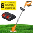thumbnail image 5 of Paddsun Electric Weed Wacker Battery Powered,Cordless String Trimmer Edger with Wheels 3 Function Blades Cutter for Yard and Garden, 5 of 9