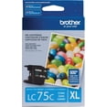 thumbnail image 2 of Cartucho de tinta Brother Innobella Original Alto rendimiento XL Cian LC75C, 2 of 2