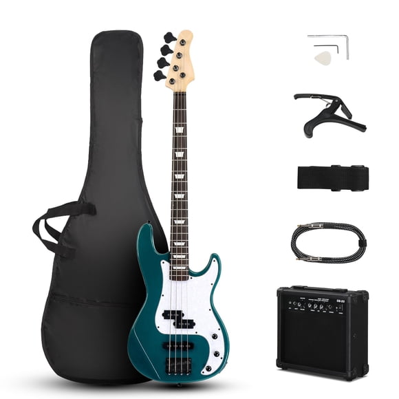 Bajo eléctrico Ktaxon PB Style de tamaño completo con amplificador de 20 W
