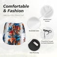 thumbnail image 4 of Balery 3D Butterfly Pantalones cortos deportivos para mujer con forro y dos bolsillos, elásticos, para entrenamiento, gimnasio, yoga-XX-Large, 4 of 7