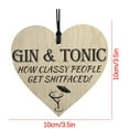thumbnail image 5 of Handmade Wooden Commemorative Love Wooden Sign Pendant, 5 of 5
