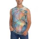 thumbnail image 1 of Balery Pastel Abstract Fluid Art Camisetas sin mangas para hombre, absorbe la humedad y protege contra el mal olor.-Medium, 1 of 7