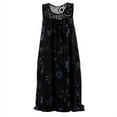 thumbnail image 2 of Robe Mode Grande Taille Femme Sans Manches en Dentelle Imprimée Robe Ample Décontractée d'Été, 2 of 2