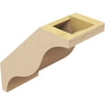 thumbnail image 5 of Ekena Millwork 5"W x 10"D x 10"H Funston Rough Cedar Woodgrain TimberThane Knee Brace, Primed, 5 of 6