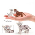 thumbnail image 3 of Ksopiavobs Forest Jungle Animals Figure Little Tiger Toy White Tiger Table Decorations Children's Cognitive Toys for Boys Girls Christmas Scene Decoration Gift Cake Decoration, 3 of 5