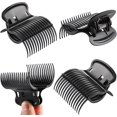 thumbnail image 3 of Pinzas para rodillos calientes, pinzas para rizador de pelo, pinzas para rodillos de repuesto para peinado de sección de cabello para mujeres y niñas (12 piezas, negro), 3 of 5