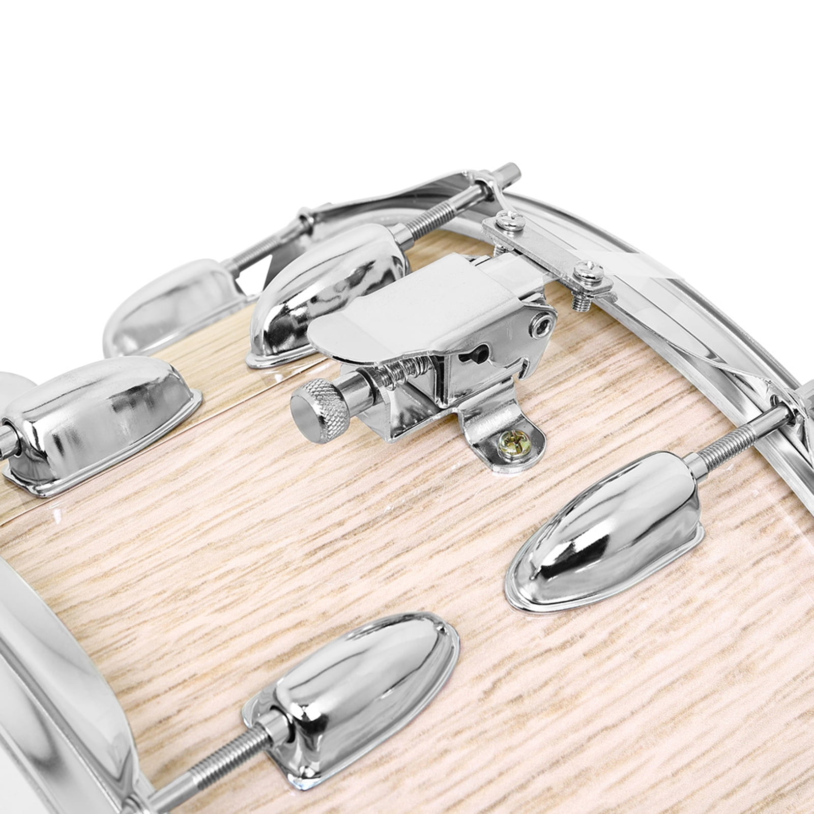 14inch Snares Drum Percussions Instrument with Drum Key, Drumsticks and Strap Student March Snares Drum Musical Toy