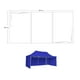 thumbnail image 2 of Toldo Plegable Ilios Innova con Paredes Azul 600 cm x 300 cm 100% Impermeable Acero Reforzado, 2 of 9