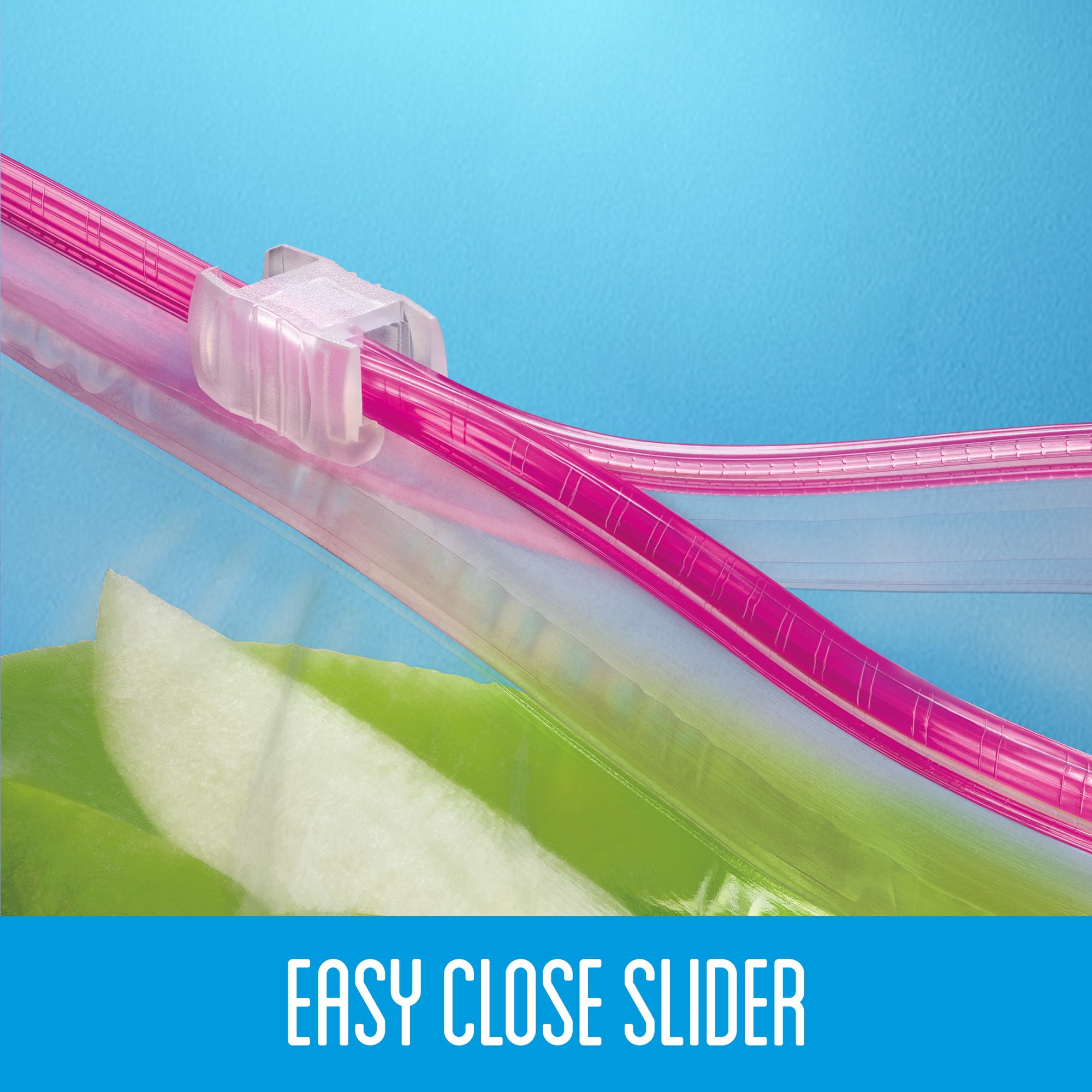 Ziploc® Brand Slider Storage Bags with Power Shield Technology