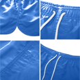 thumbnail image 4 of Boyscolos Mens Board Shorts Swimwear Summer Beach Swim Drawstring Shorts Surfing Sport Bathing Suit Athletic Gym Shorts Blue M, 4 of 7