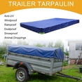 thumbnail image 2 of Unique Bargains 1 Pc 208x114x13cm Universal Trailer Tarpaulin with Tarpaulin Rope 420D Oxford Cloth Blue, 2 of 7