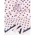 thumbnail image 4 of INSPIRE CHIC Women Polka Dots 35" Scarf Satin Silk Like Square Neckerchief Head Wrap Bandanas 35.4x35.4" Pink, 4 of 6