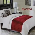 thumbnail image 1 of Pieza de cama polar reversible de tela burdeo de 95 x 210 cm, 1 of 1
